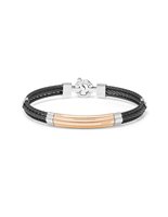 Bracciale Baraka Uomo in Acciaio Diamante 0.02 Ct BR312851ROAC210002 - BR312851ROAC200002